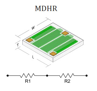 MSI MDHR HIGH VALUE WIRE BONDABLE CHIP RESISTORS